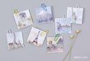 Mo Card World Landmark Artworks Sticker Flakes in a Box