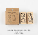 Cardlover Travel Around the World Landmarks Rubber Stamps