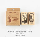 Cardlover Travel Around the World Landmarks Rubber Stamps
