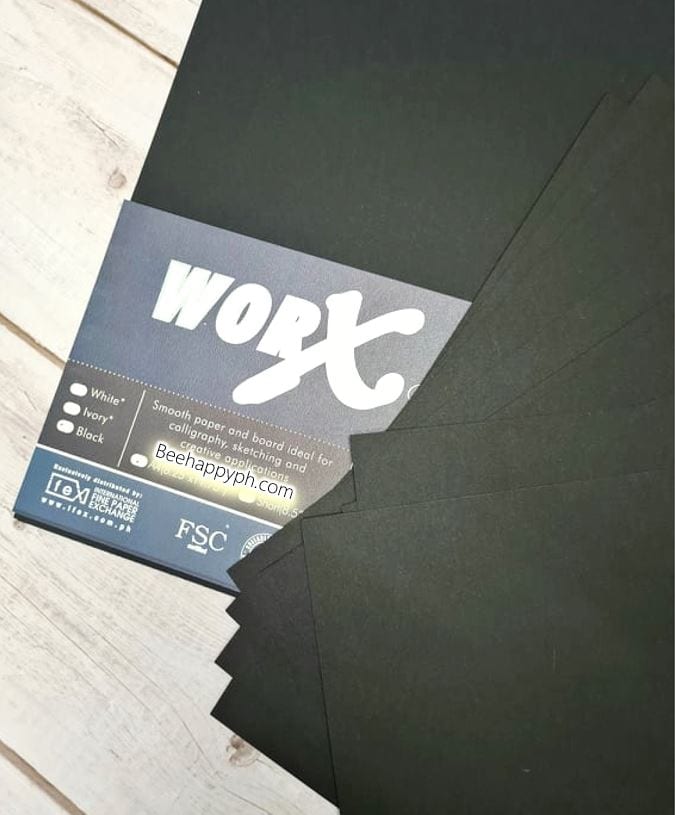 Worx Black Premium Specialty Paper 200gsm/300gsm (10 Sheets)