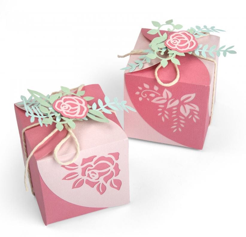 Sizzix Wrap Favor Box by Lynda Kanase Thinlits Die Set 8/Pk