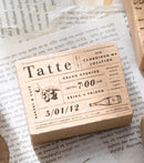 Yanji Perfect Time Ticket Series Vintage Wood Mounted Stamps