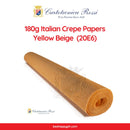 Cartotecnica Rossi Crepe Papers 180g (Orange & Yellow Shades) Full Roll Italian Crepe Papers
