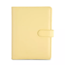 A6 Macaron Candy Color PU Leather Ring Binder Cover