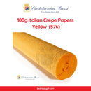 Cartotecnica Rossi Crepe Papers 180g (Orange & Yellow Shades) Full Roll Italian Crepe Papers