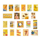 Candy Poetry Japanese Retro Sticker Flakes - 20pcs