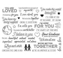 Hero Arts You are Loved Messages Stamp Set CM171