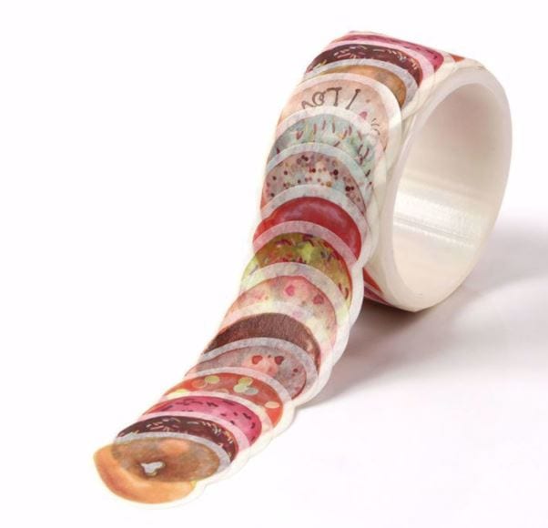 Yummy Donuts Peel Off Washi Tape 100pcs