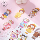 Yuxian Cute Little Kids Fitting Room Series Washi Tapes (5cm x 3m)