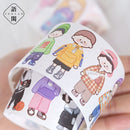 Yuxian Cute Little Kids Fitting Room Series Washi Tapes (5cm x 3m)