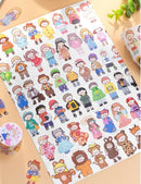 Yuxian Cute Little Kids Fitting Room Series Washi Tapes (5cm x 3m)