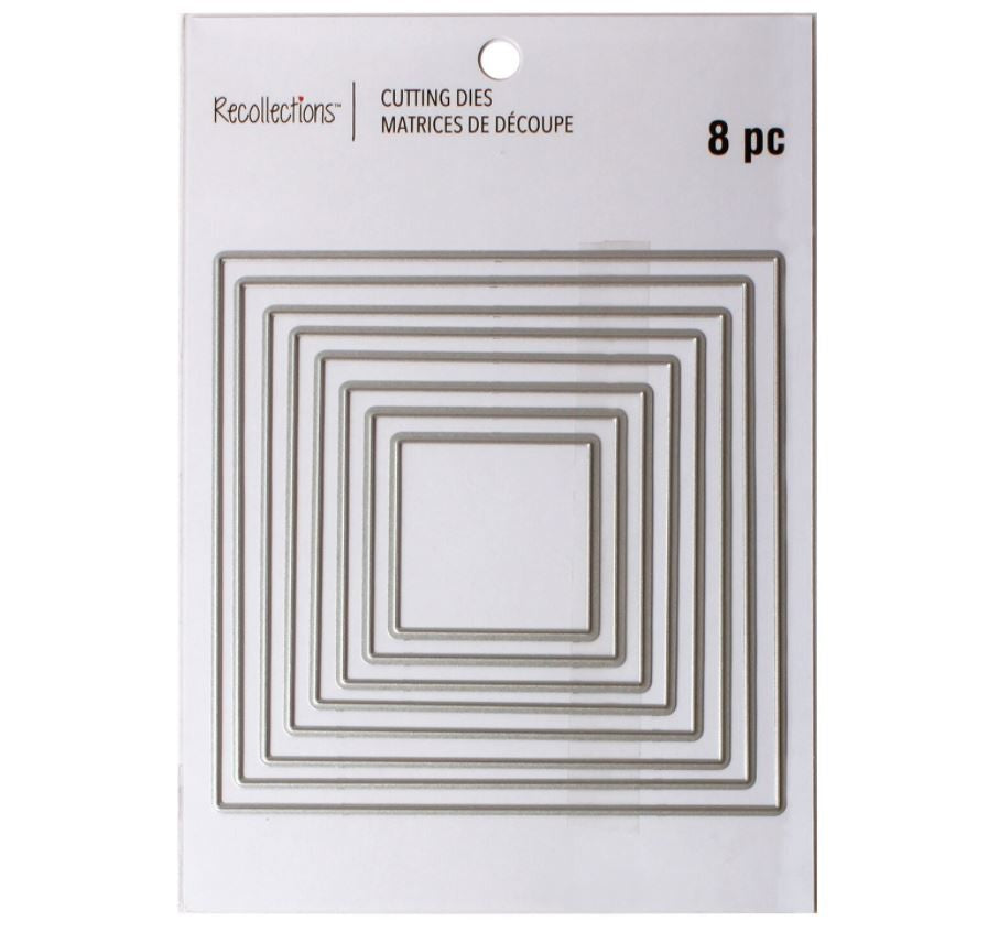 SALE Squares Cutting Dies By Recollections