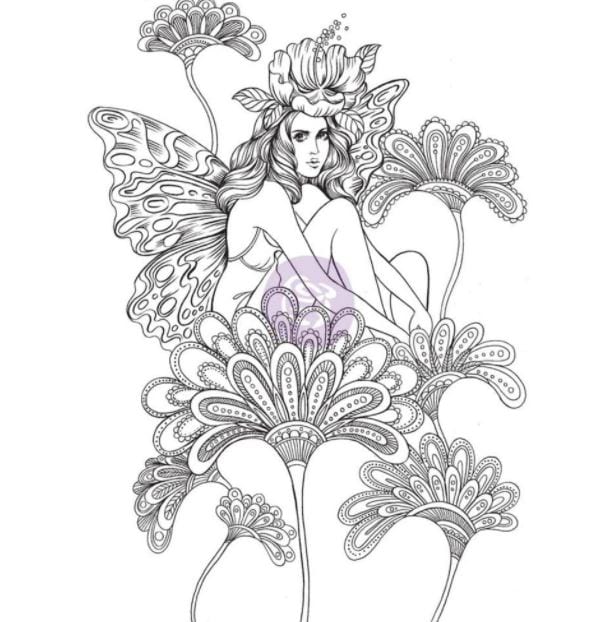 Prima Marketing Anastasia Prima Princesses Cling Stamp 5
