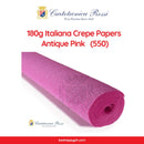 Cartotecnica Rossi Crepe Papers 180g (Purple & Pink Shades) Full Roll Premium Italian Crepe Papers