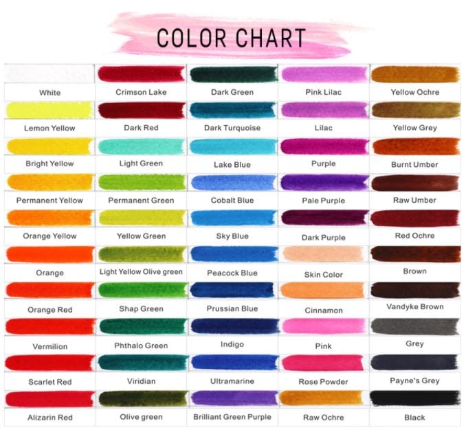 Bee Happy 90 Colors Solid Watercolor Set
