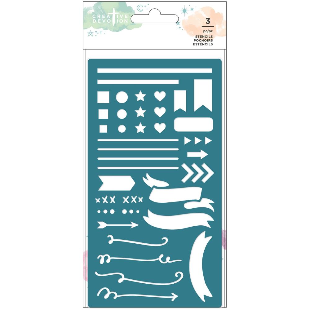 Creative Devotion Draw Near Stencils 3/Pkg