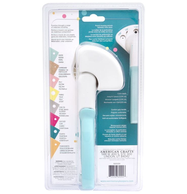 We R Memory Keepers Crop-a-dile Multi-Hole Punch