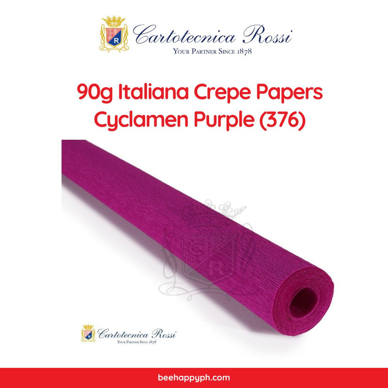 Italian Crepe Paper Rolls 571 Hydrangea Pink Set Of 5 Cartotecnica