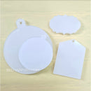 2" x 3" Flourish Acrylic Tag (3mm thick)