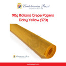 Cartotecnica Rossi Crepe Papers 90g (Brown, Orange & Yellow Shades) Full Roll Premium Italian Crepe Papers