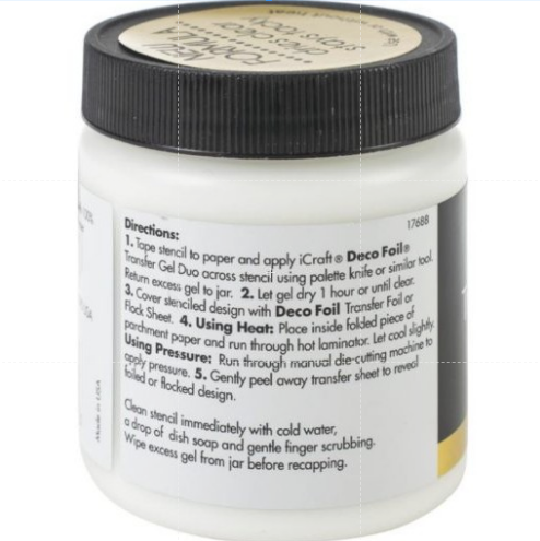 Deco Foil Transfer Gel Duo 4Fl Oz