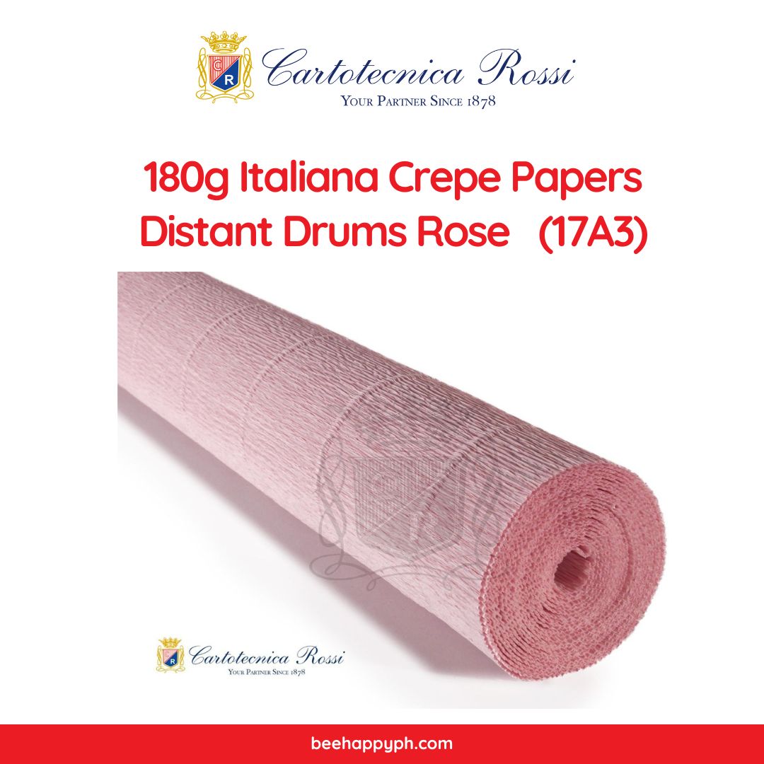 Cartotecnica Rossi Crepe Papers 180g (Purple & Pink Shades) Full Roll Premium Italian Crepe Papers