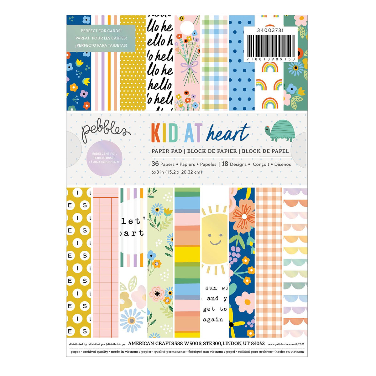 Pebbles Kid at Heart Paper Pad 6