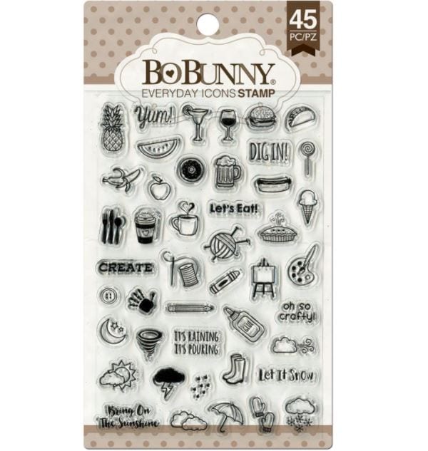 BoBunny Everyday Icons Stamps