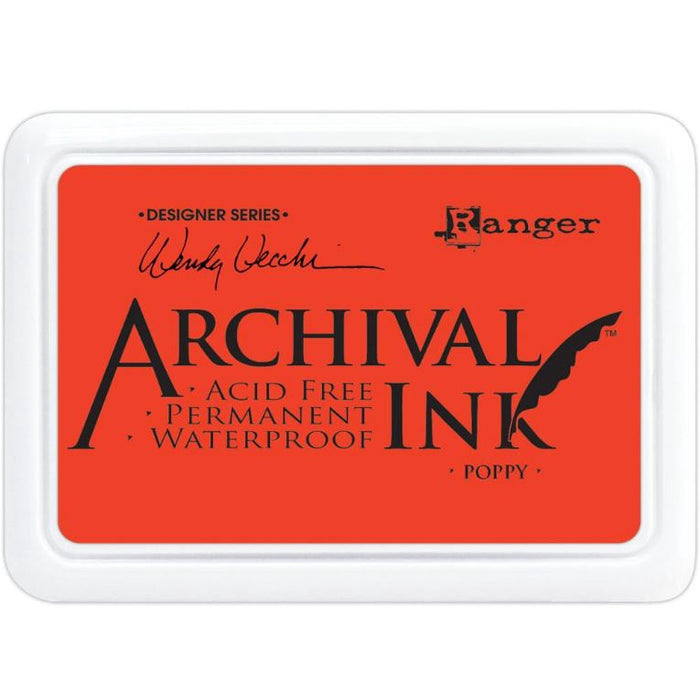 Waterproof Ink Pad Ranger Archival & Refill - Permanent Dye Ink For ...