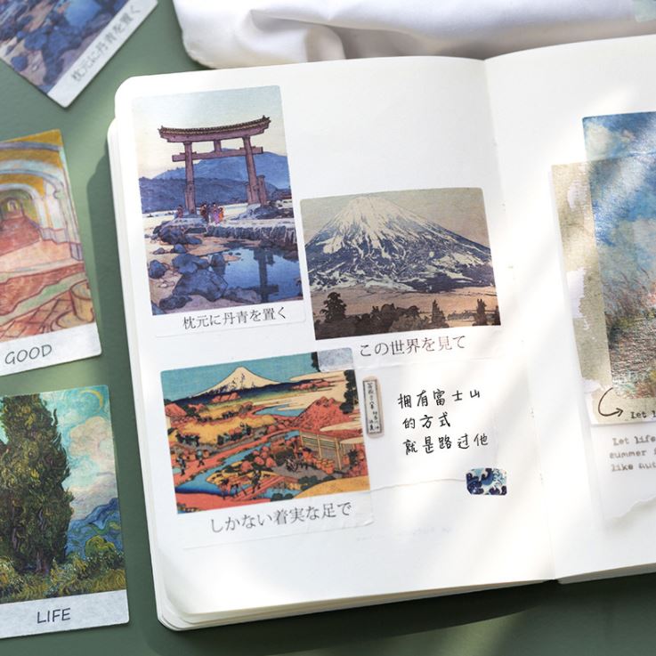 Yuxian Mr. Paper Famous Artworks Sticker Flakes