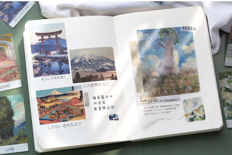 Yuxian Mr. Paper Famous Artworks Sticker Flakes