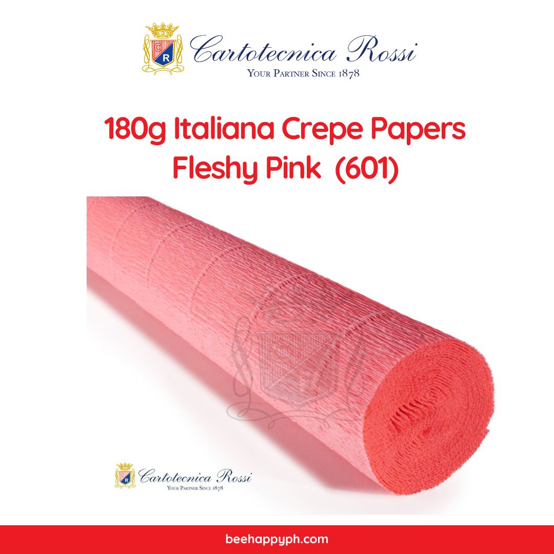 Cartotecnica Rossi Crepe Papers 180g (Purple & Pink Shades) Full Roll Premium Italian Crepe Papers