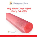 Cartotecnica Rossi Crepe Papers 180g (Purple & Pink Shades) Full Roll Premium Italian Crepe Papers