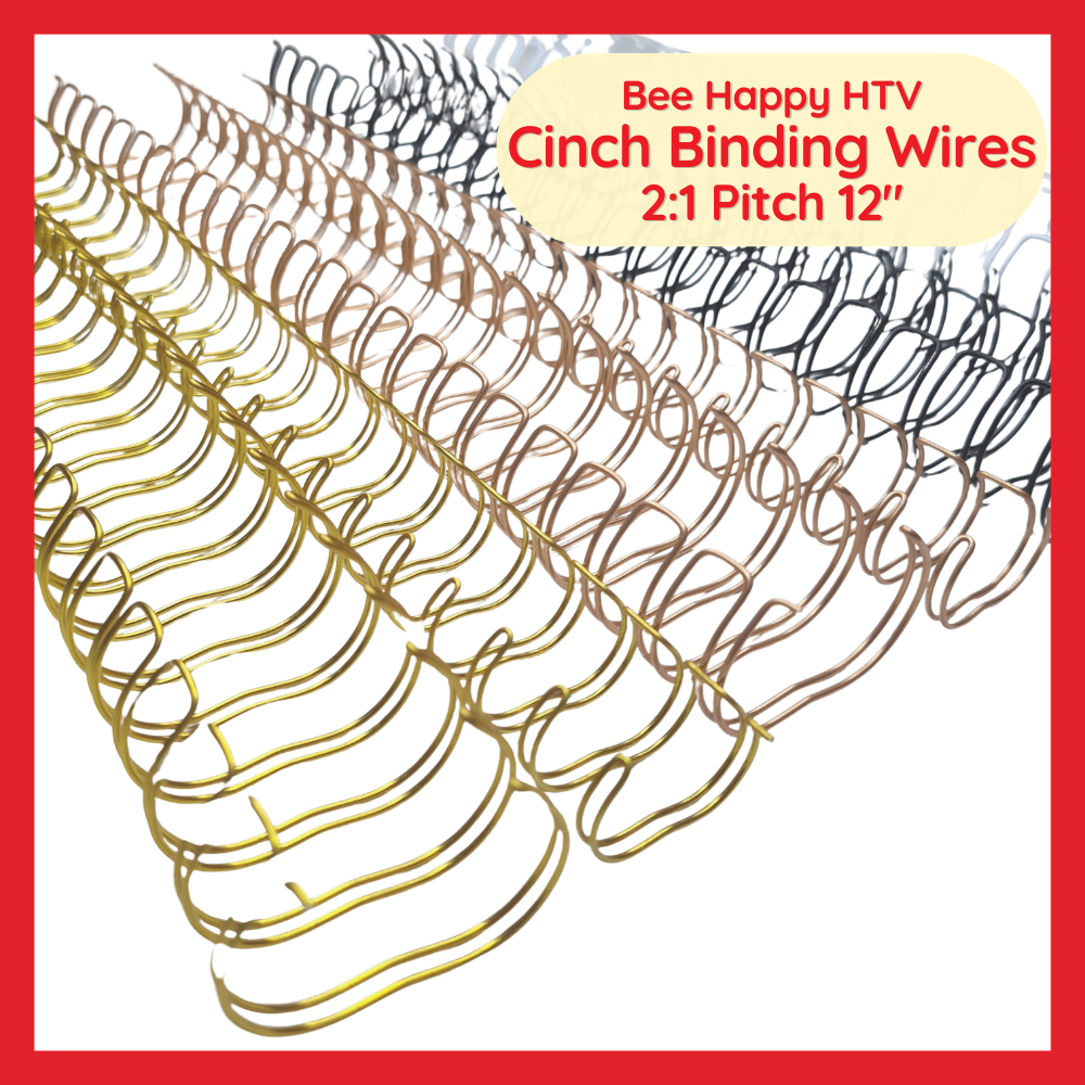 Bee Happy Binding Wires for Cinch 2:1 Pitch, 5/8