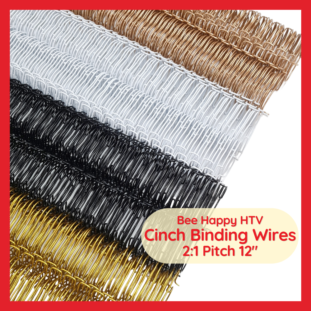 Bee Happy Binding Wires for Cinch 2:1 Pitch, 5/8