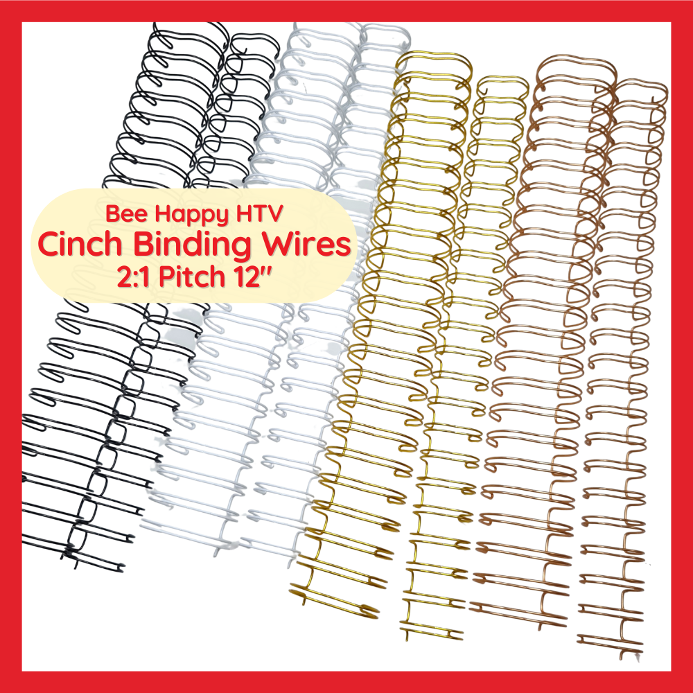 Bee Happy Binding Wires for Cinch 2:1 Pitch, 5/8