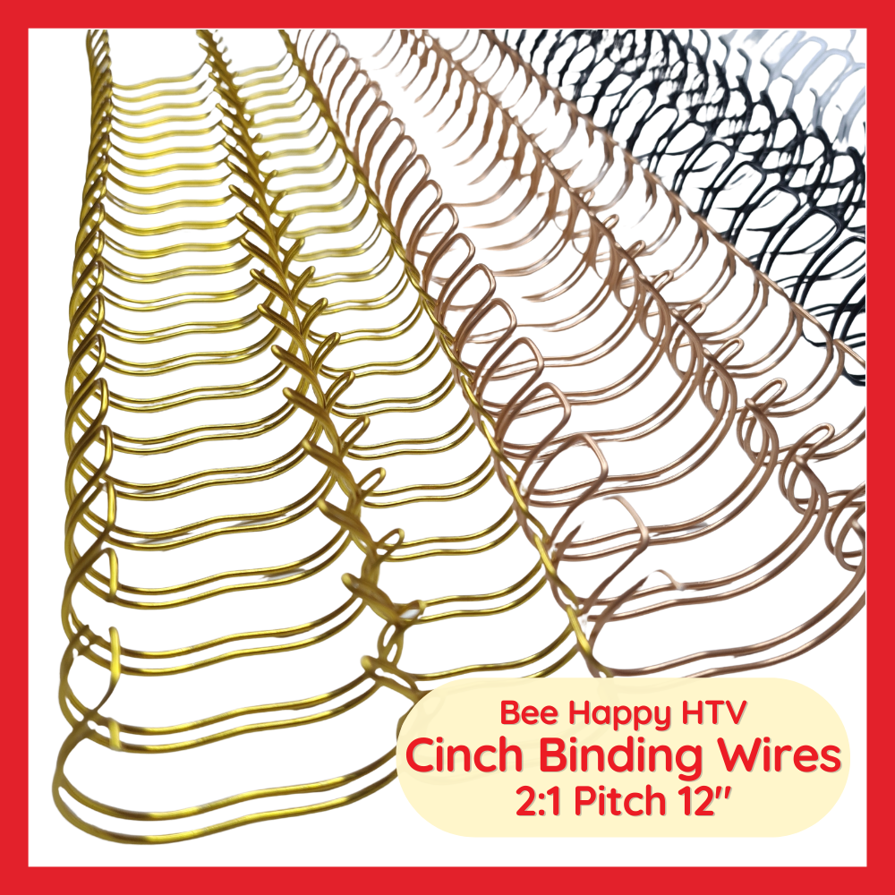 Bee Happy Binding Wires for Cinch 2:1 Pitch, 5/8