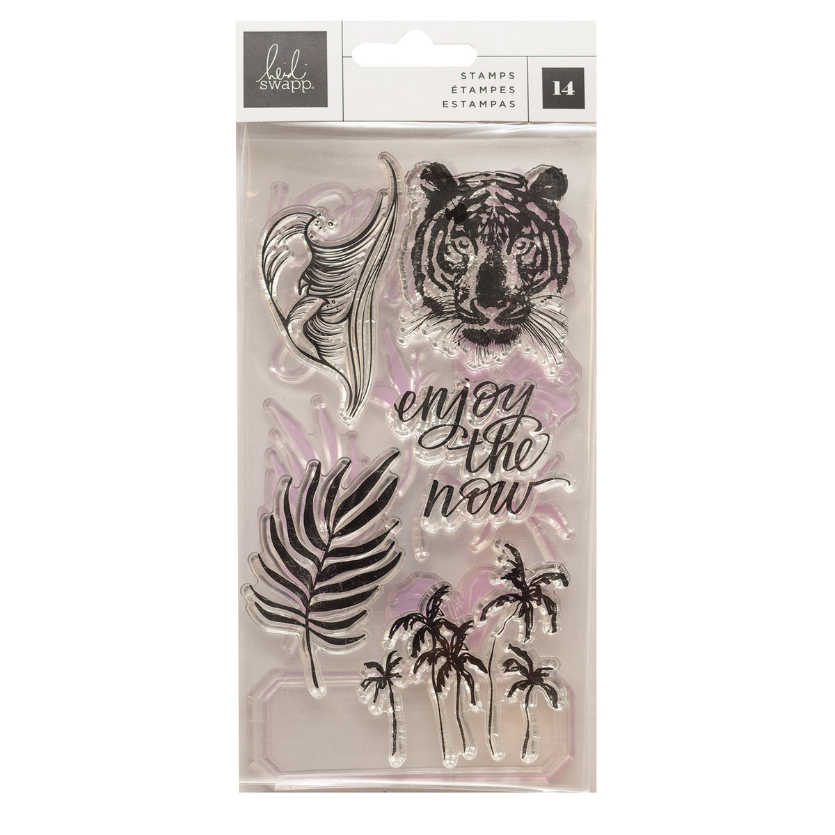 Heidi Swapp Old School Icon Clear Stamp (14 Piece)