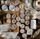 Vintage Plant Catalog Round Wood Seal Mo Card