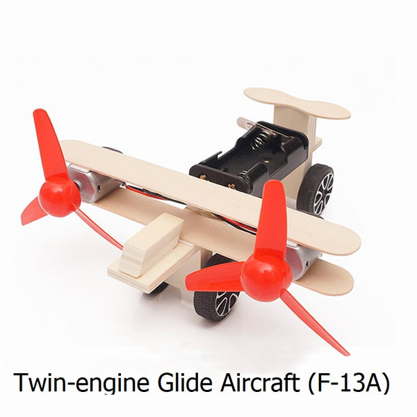 Twin-engine Glide Aircraft F-13A Standard STEM Toy Kit