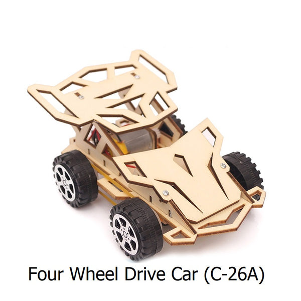 Four Wheel Drive Car C-26A Standard STEM Toy Kit
