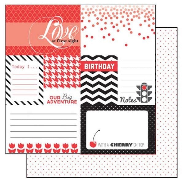 Echo Park Paper 12x12 Red Journaling