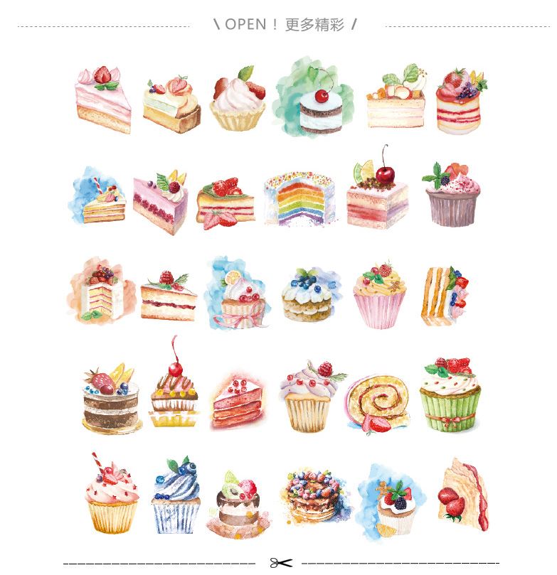 Miss Time Cakes Postcards (30pcs)