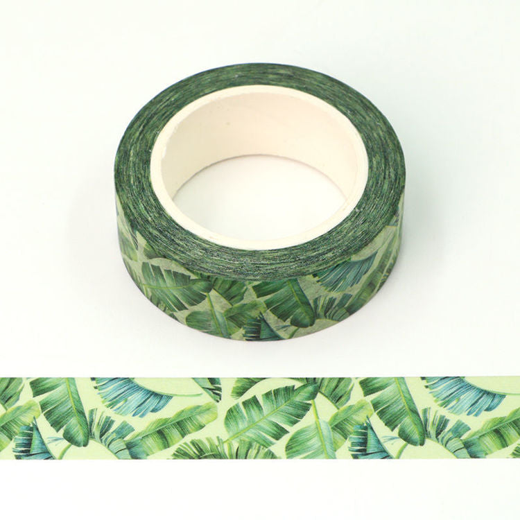 Banana Leaf Washi Tape 15mm x 10m