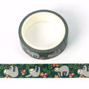 Cute Sloth Washi Tape 15mm x 10m