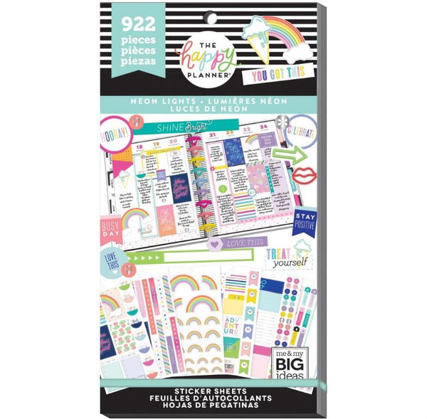 Me and My Big Ideas Neon Lights Happy Planner Value Pack Stickers
