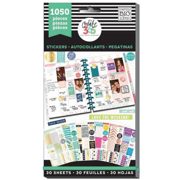 Me & My Big Ideas This Colorful Life Classic/ Color Coordinated Value Pack Stickers - Create 365 Happy Planner Stickers