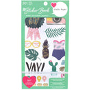 American Crafts Crate Paper Sticker Book w/ Foil 4.75" x 8"