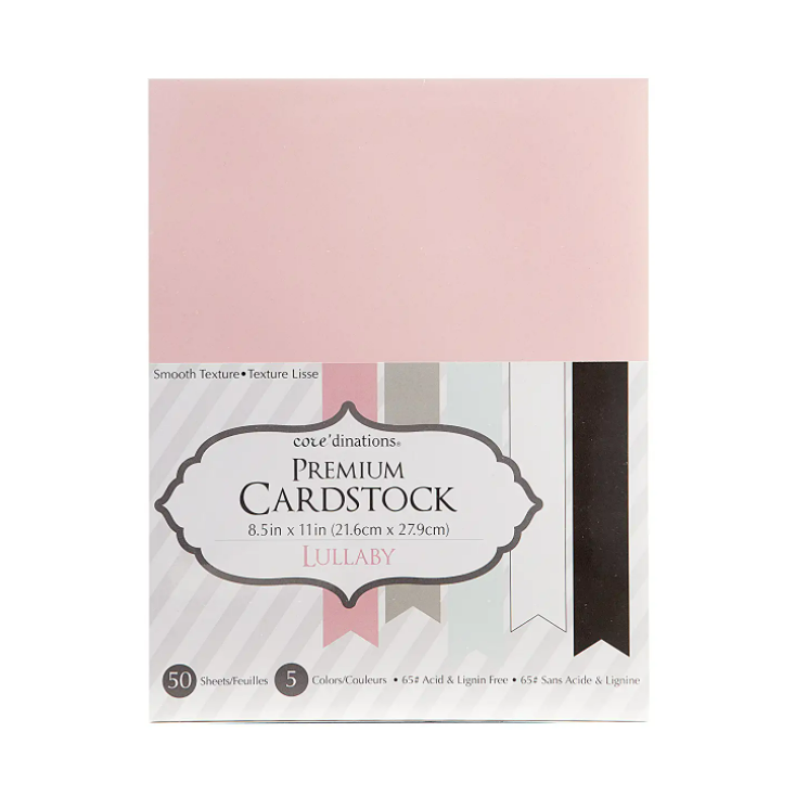 Lullaby Core'dinations Value Pack Cardstock 8.5