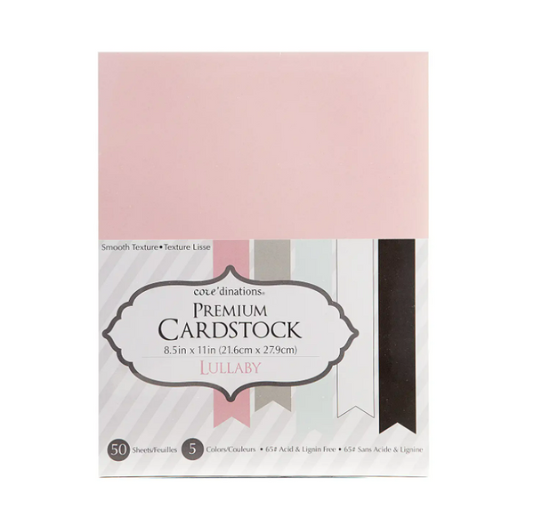 Lullaby Core'dinations Value Pack Cardstock 8.5"X11" 50/Pkg